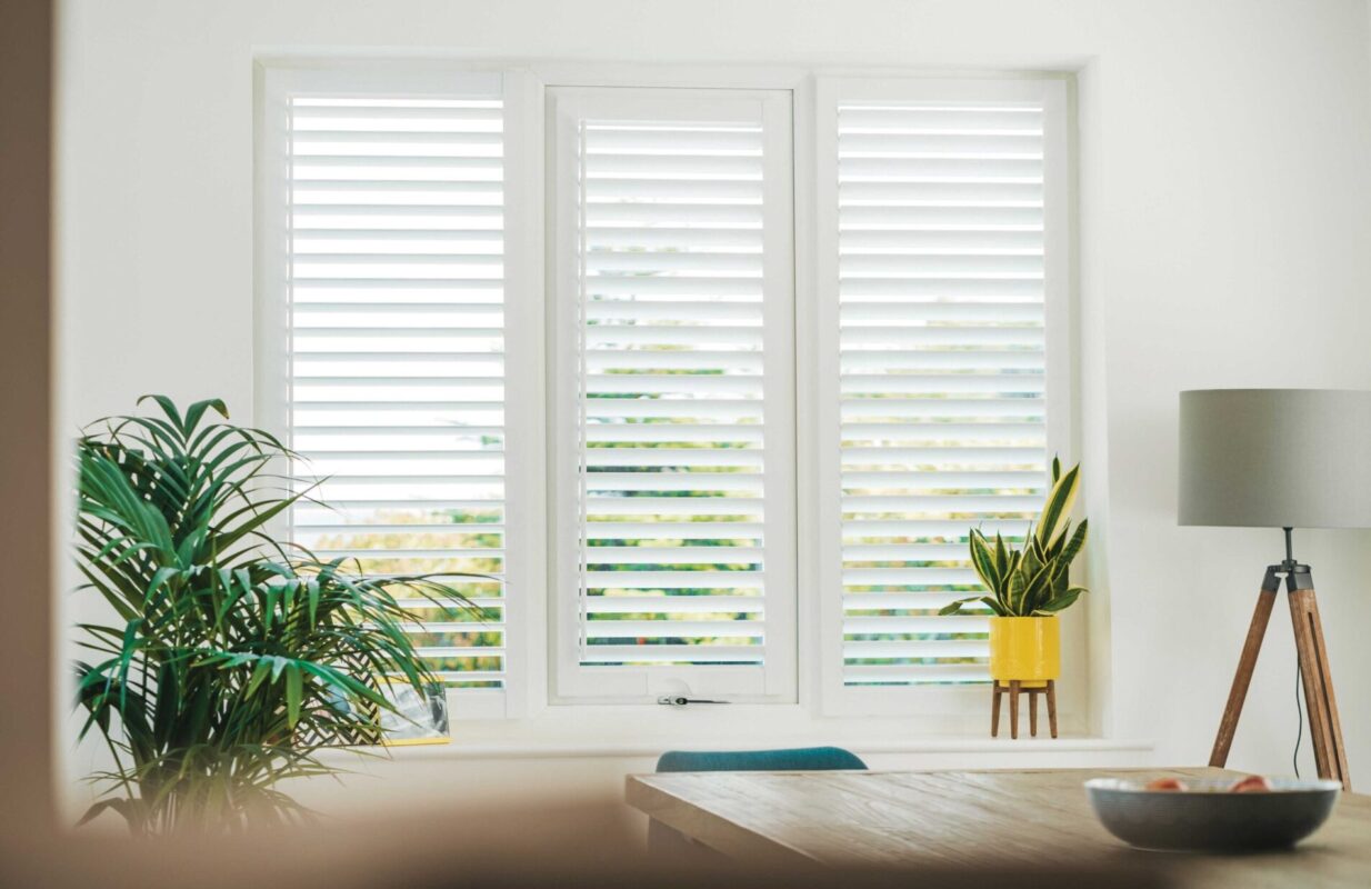 Perfect fit white shutters